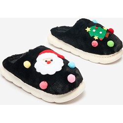 Kapcie damskie Royalfashion.pl casual czarne  - zdjęcie produktu