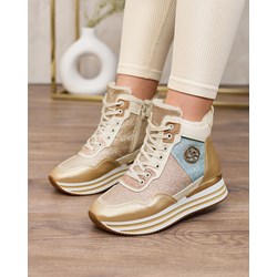 Buty sportowe damskie Royalfashion.pl sneakersy płaskie  - zdjęcie produktu