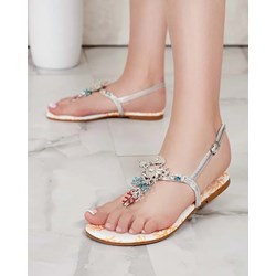 Sandały damskie Royalfashion.pl eleganckie w nadruki  - zdjęcie produktu