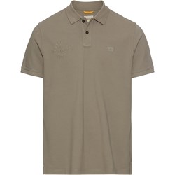 T-shirt męski Camel Active casualowy z krótkim rękawem szary  - zdjęcie produktu