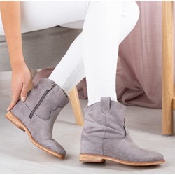 Royalfashion.pl botki gładkie na jesień  - zdjęcie produktu