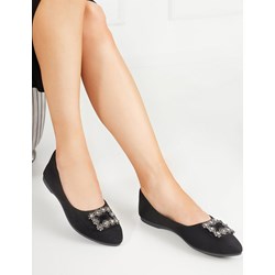 Balerinki czarne Royalfashion.pl bez zapięcia  - zdjęcie produktu
