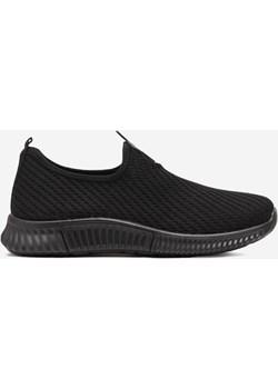 Czarne damskie wsuwane buty sportowe Banila - Obuwie Royalfashion.pl royalfashion.pl - kod rabatowy