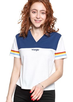 WRANGLER CUT N SEW V TEE OFF WHITE W7P0GH737 Wrangler YouNeedit.pl wyprzedaż - kod rabatowy