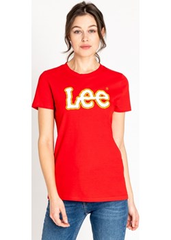 LEE LOGO TEE DAMSKI T-SHIRT KOSZULKA Z KRÓTKIM REKAWEM BRIGHT RED L43EEPEF Lee YouNeedit.pl - kod rabatowy