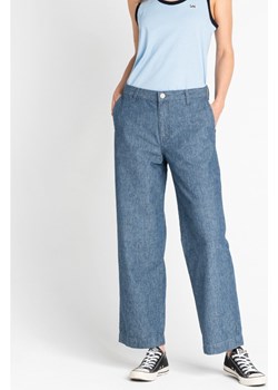 LEE WIDE LEG DAMSKIE SPODNIE MATERIAŁOWE CHAMBRAY L31GCMF 112107098 Lee YouNeedit.pl - kod rabatowy