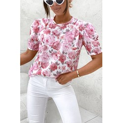 Bluzka damska Olika z okrągłym dekoltem z krótkim rękawem  - zdjęcie produktu