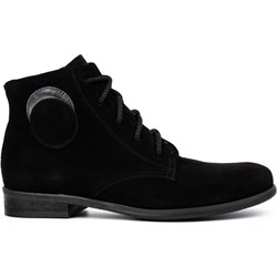 Botki Olivier casual płaskie zamszowe  - zdjęcie produktu