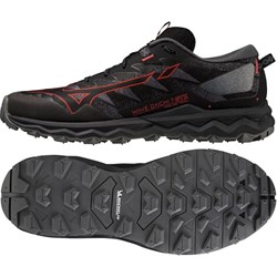 Buty sportowe męskie czarne Mizuno sznurowane  - zdjęcie produktu