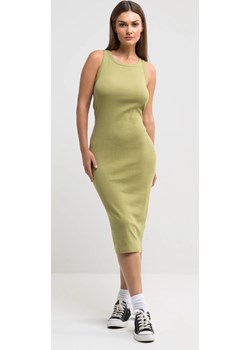 Sukienka damska midi khaki Maxinassara 303 Big Star - kod rabatowy