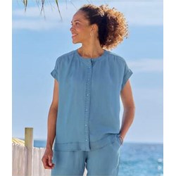 Bluzka damska Atlas For Men z okrągłym dekoltem z tkaniny  - zdjęcie produktu