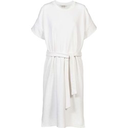Sukienka biała Herrlicher midi bawełniana na spacer casual  - zdjęcie produktu