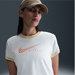 Bluzka damska Nike biała z krótkim rękawem  - zdjęcie produktu