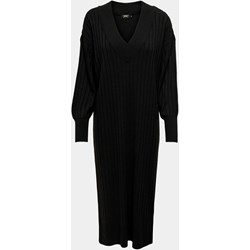 ONLY sukienka midi czarna casual na spacer  - zdjęcie produktu