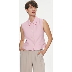 Kamizelka damska różowa Joop! elegancka krótka  - zdjęcie produktu