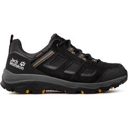 Buty trekkingowe męskie czarne Jack Wolfskin wiązane  - zdjęcie produktu