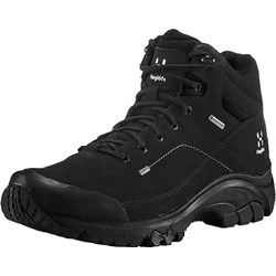 Buty trekkingowe damskie Haglöfs jesienne sznurowane czarne sportowe gore-tex  - zdjęcie produktu