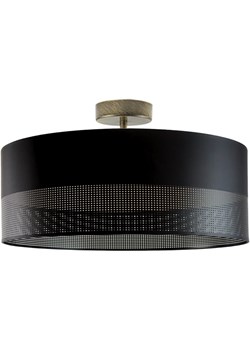 Lampa sufitowa WENECJA GLAM fi - 40 cm - kolor czarny z czarnym ażurem Ciekot Partners Sp. Z O. O. promocyjna cena Lysne - kod rabatowy