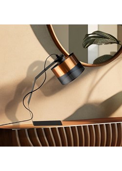 Designerska lampa biurkowa miedziana glamour HAGA GLAM Ciekot Partners Sp. Z O. O. promocja Lysne - kod rabatowy