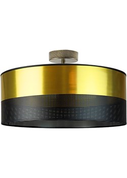 Lampa sufitowa WENECJA GLAM fi - 40 cm - kolor złoty z czarnym ażurem Ciekot Partners Sp. Z O. O. Lysne okazja - kod rabatowy