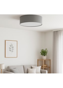 Szara lampa sufitowa do salonu DUBAJ fi - 60 cm Ciekot Partners Sp. Z O. O. Lysne - kod rabatowy
