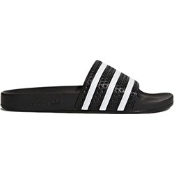 Klapki męskie Adidas sportowe czarne bez zapięcia  - zdjęcie produktu