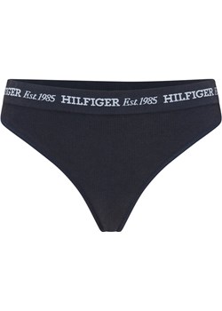 Tommy Hilfiger Stringi Kobiety granatowy jednolity Tommy Hilfiger promocja vangraaf - kod rabatowy