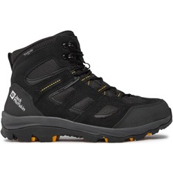 Jack Wolfskin buty trekkingowe męskie sznurowane czarne sportowe  - zdjęcie produktu