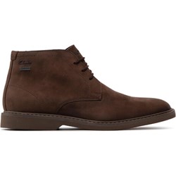 Buty zimowe męskie Clarks z nubuku sznurowane casual  - zdjęcie produktu
