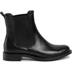 Botki Ecco płaskie bez zapięcia bez wzorów eleganckie  - zdjęcie produktu