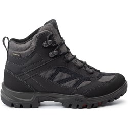 Buty trekkingowe damskie Ecco bez wzorów płaskie gore-tex sznurowane  - zdjęcie produktu