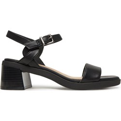 Sandały damskie Clarks z klamrą na obcasie eleganckie  - zdjęcie produktu