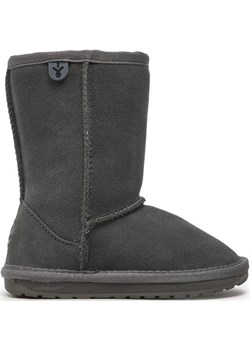 Buty EMU Australia - Wallaby Lo Kids K10102 Charcoal Anthracite eobuwie-pl szary ciepłe - kod rabatowy