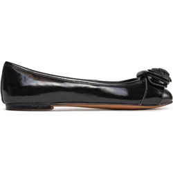 Balerinki czarne Kurt Geiger bez zapięcia jesienne casual  - zdjęcie produktu