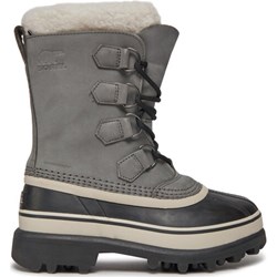Śniegowce damskie Sorel gładkie sznurowane casual z gumy  - zdjęcie produktu