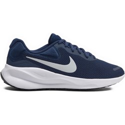 Buty sportowe męskie granatowe Nike revolution sznurowane jesienne  - zdjęcie produktu
