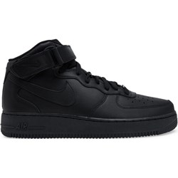 Nike buty sportowe damskie sneakersy air force czarne wiązane  - zdjęcie produktu