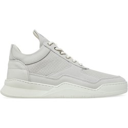 Buty sportowe męskie białe sznurowane  - zdjęcie produktu