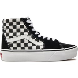 Trampki damskie Vans na platformie sznurowane z gumy  - zdjęcie produktu
