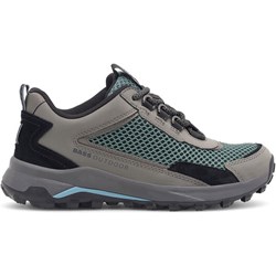 Buty trekkingowe damskie G.H Bass płaskie sznurowane szare sportowe  - zdjęcie produktu