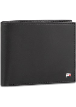 Duży Portfel Męski TOMMY HILFIGER - Eton Trifold AM0AM00657 Black 002 eobuwie-pl szary elegancki - kod rabatowy