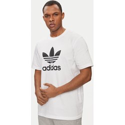 T-shirt męski Adidas biały sportowy  - zdjęcie produktu