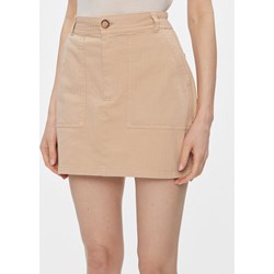 Spódnica Pepe Jeans mini beżowa  - zdjęcie produktu