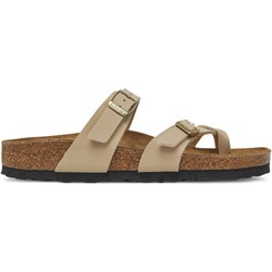Klapki damskie BIRKENSTOCK na płaskiej podeszwie casual bez zapięcia  - zdjęcie produktu