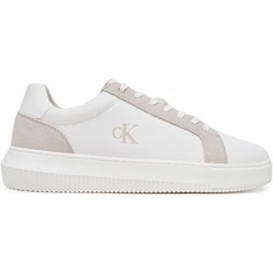 Buty sportowe męskie Calvin Klein białe wiązane na wiosnę  - zdjęcie produktu