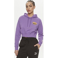 Fioletowa bluza damska Puma sportowa  - zdjęcie produktu
