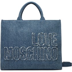 Kuferek Love Moschino niebieski do ręki  - zdjęcie produktu