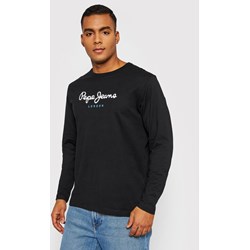 T-shirt męski Pepe Jeans z długim rękawem z napisami  - zdjęcie produktu