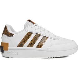 Buty sportowe damskie białe Adidas na płaskiej podeszwie  - zdjęcie produktu