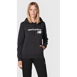 New Balance bluza damska czarna z napisami długa jesienna  - zdjęcie produktu